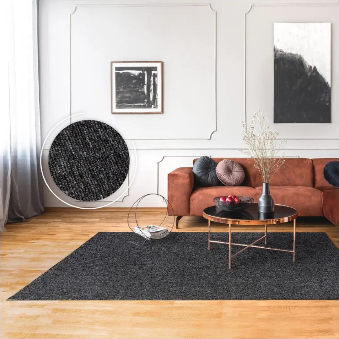 Kilimas NI5834 - €91 Save 15% 100-200, 50-100, __label:Pristatymas 5-14 d.d., color-Anthracite, kilimai 120x160 cm
