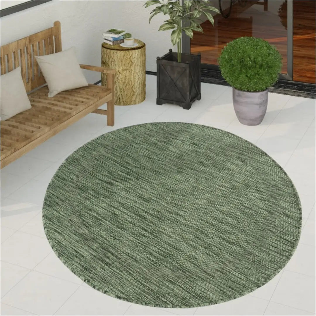 Kilimas NI5842 - €78 Save 15% 100-200, 50-100, __label:Pristatymas 5-14 d.d., color-zalia, kilimai 120 cm skersmuo