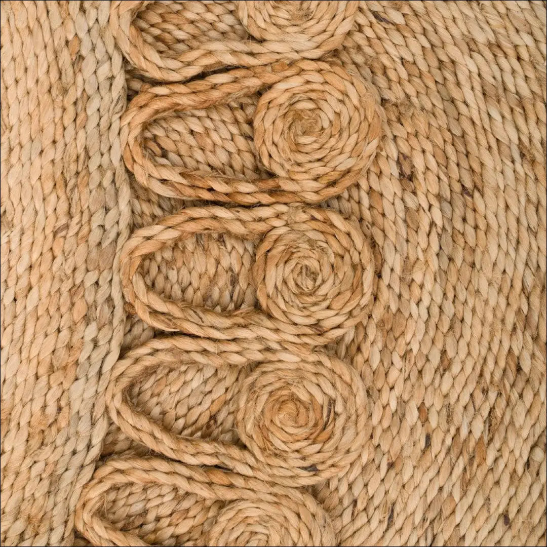 Kilimas NI5852 - 100-200, 50-100, __label:Pristatymas 5-14 d.d., color-Nature, kilimai Kilimai Jute Rug Round Handmade