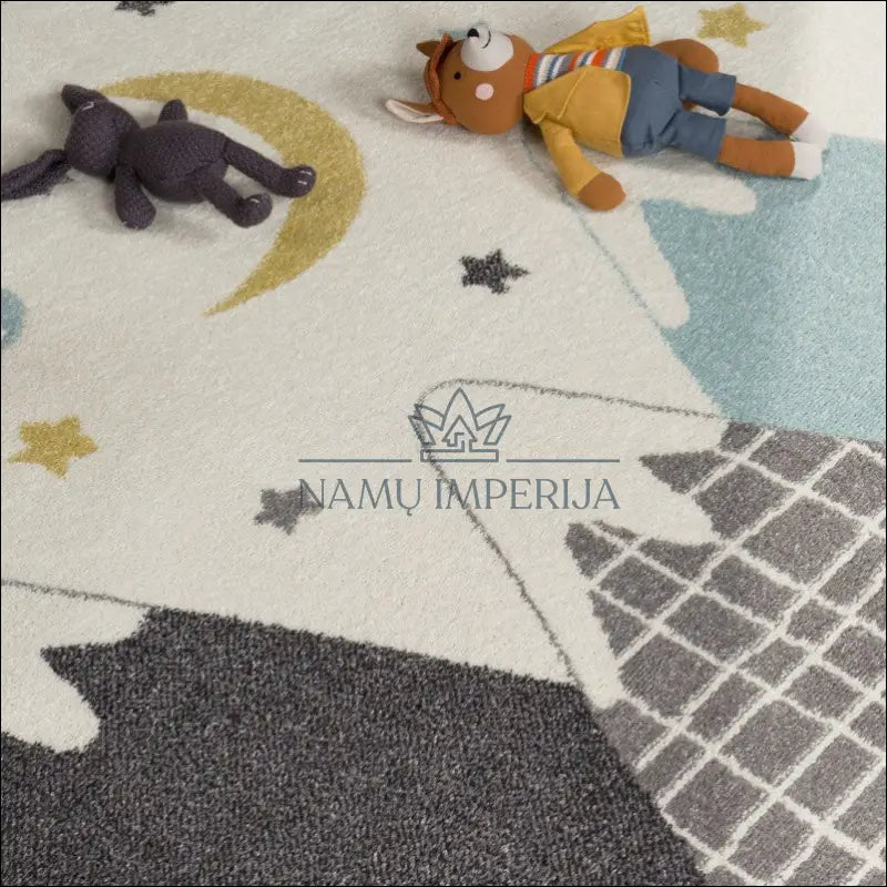 Kilimas NI5857 - 100-200, 50-100, __label:Pristatymas 5-14 d.d., color-melyna, kilimai Kilimai Kids Rug Nursery Girls