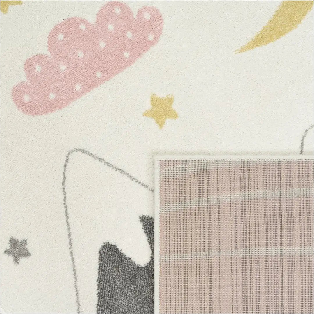 Kilimas NI5858 - 100-200, 50-100, __label:Pristatymas 5-14 d.d., color-rozine, kilimai Kilimai Kids Rug Nursery Girls
