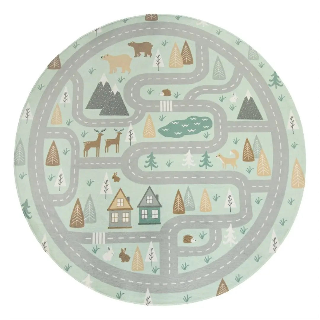 Kilimas NI5866 - 100-200, 50-100, __label:Pristatymas 5-14 d.d., color-turkis, kilimai Kilimai Kids Rug Girls Boys Road