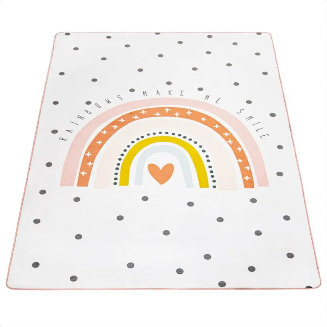 Kilimas NI5867 - 100-200, 50-100, __label:Pristatymas 5-14 d.d., color-kremas, kilimai Kilimai Kids Rug Rainbow Heart