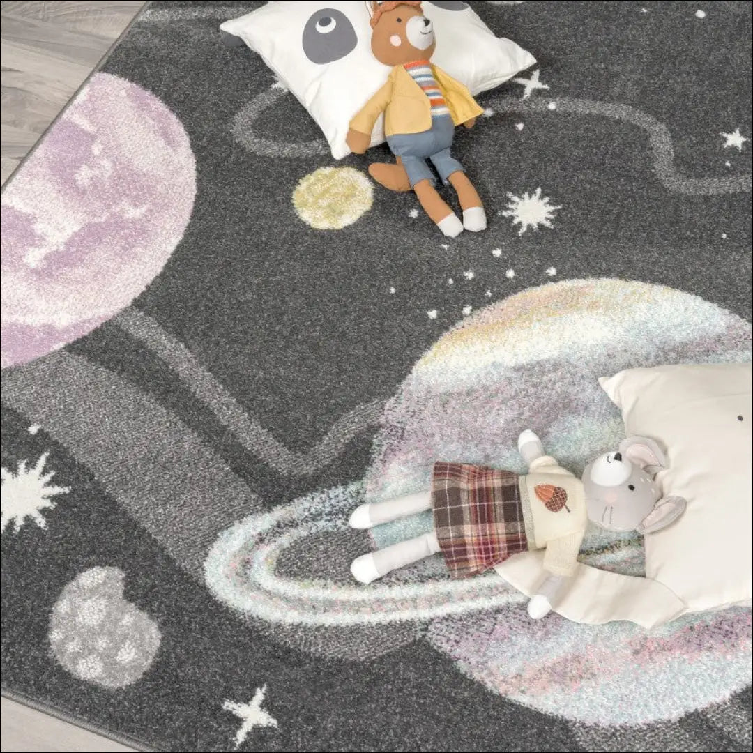Kilimas NI5868 - 100-200, 50-100, __label:Pristatymas 5-14 d.d., color-Anthracite, kilimai Kilimai Kids Rug Space