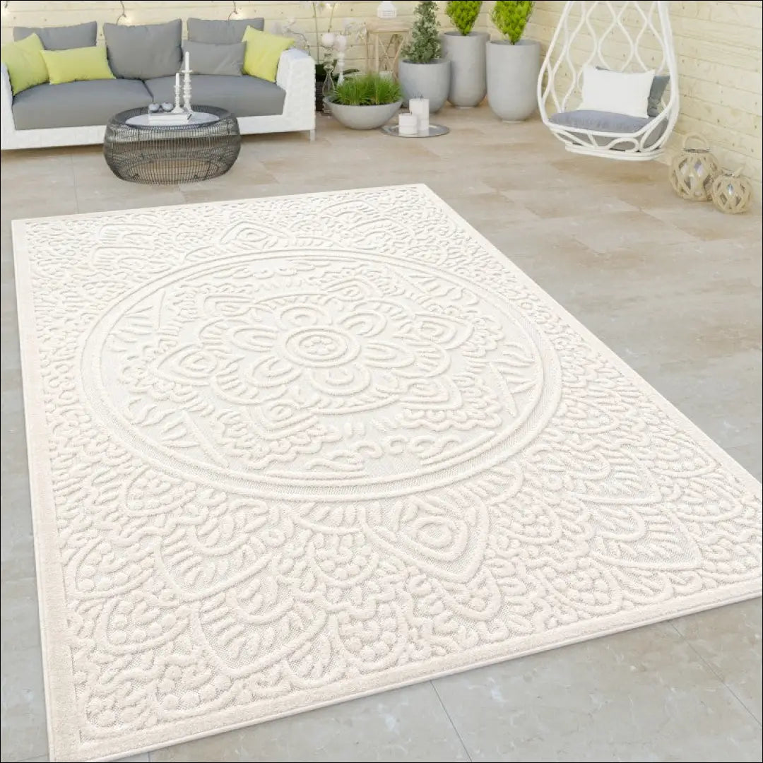 Kilimas NI5879 - €83 Save 15% 100-200, 50-100, __label:Pristatymas 5-14 d.d., color-kremas, kilimai 120 cm skersmuo