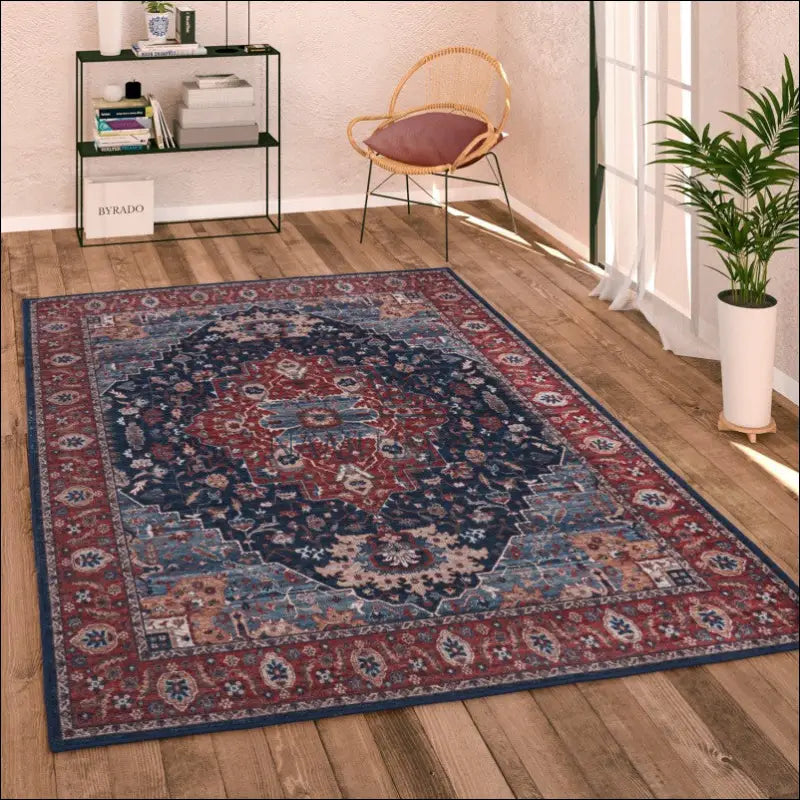 Kilimas NI5880 - €80 Save 15% 100-200, 50-100, __label:Pristatymas 5-14 d.d., color-raudona, kilimai 120 cm skersmuo
