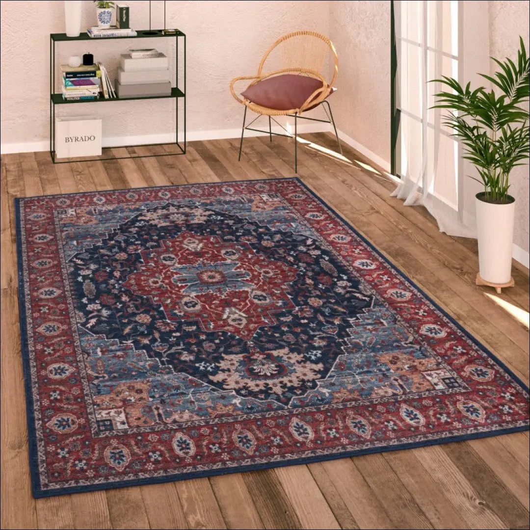 Kilimas NI5880 - €80 Save 15% 100-200, 50-100, __label:Pristatymas 5-14 d.d., color-raudona, kilimai 120 cm skersmuo