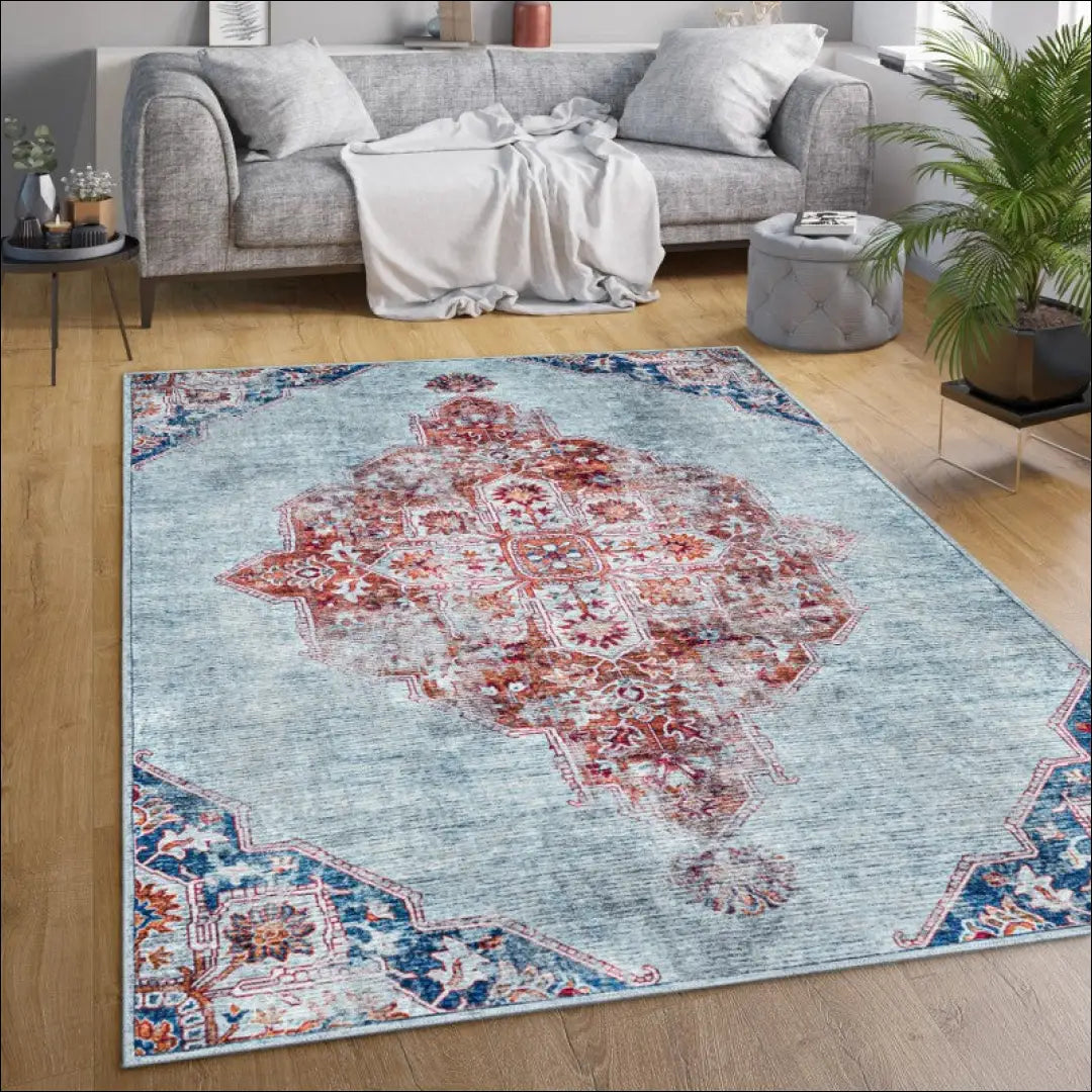 Kilimas NI5881 - 100-200, 50-100, __label:Pristatymas 5-14 d.d., color-turkis, kilimai Kilimai Rug Livingroom Mandala