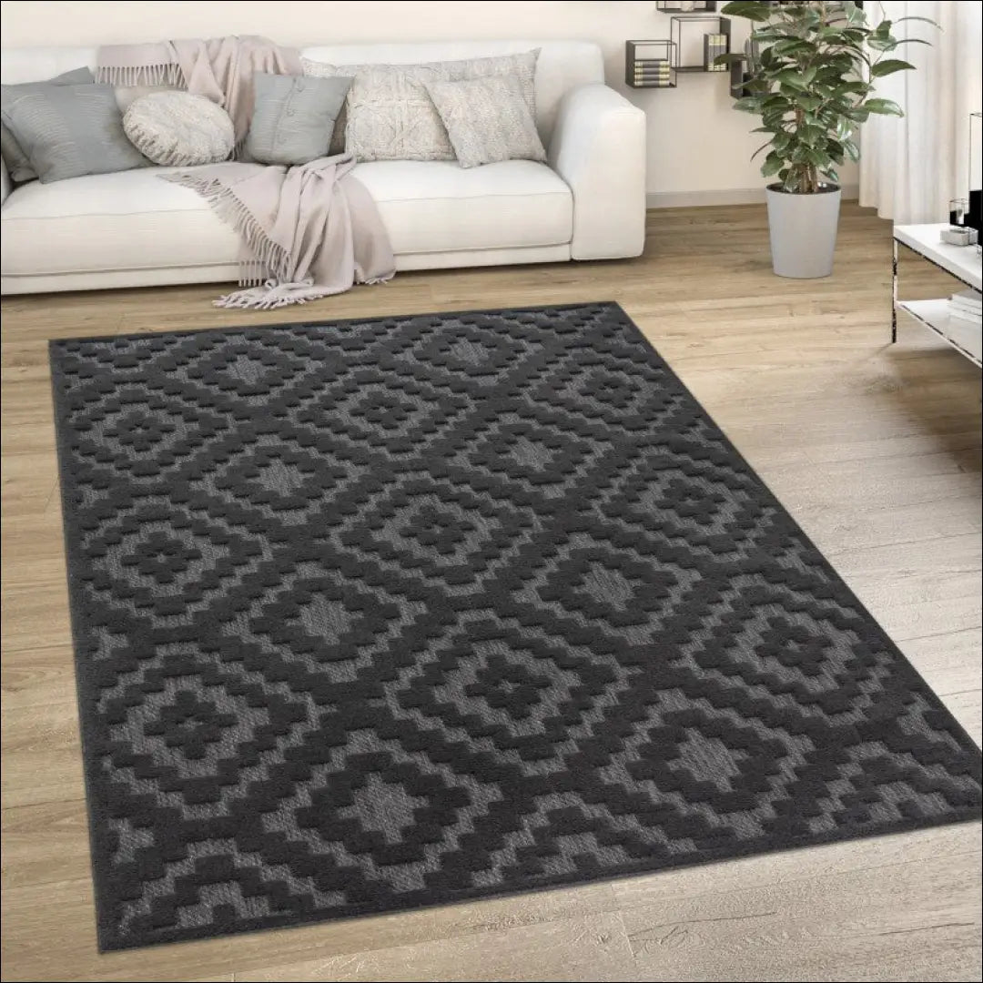 Kilimas NI5901 - 100-200, 50-100, __label:Pristatymas 5-14 d.d., color-Anthracite, kilimai Kilimai Rug Balcony Living