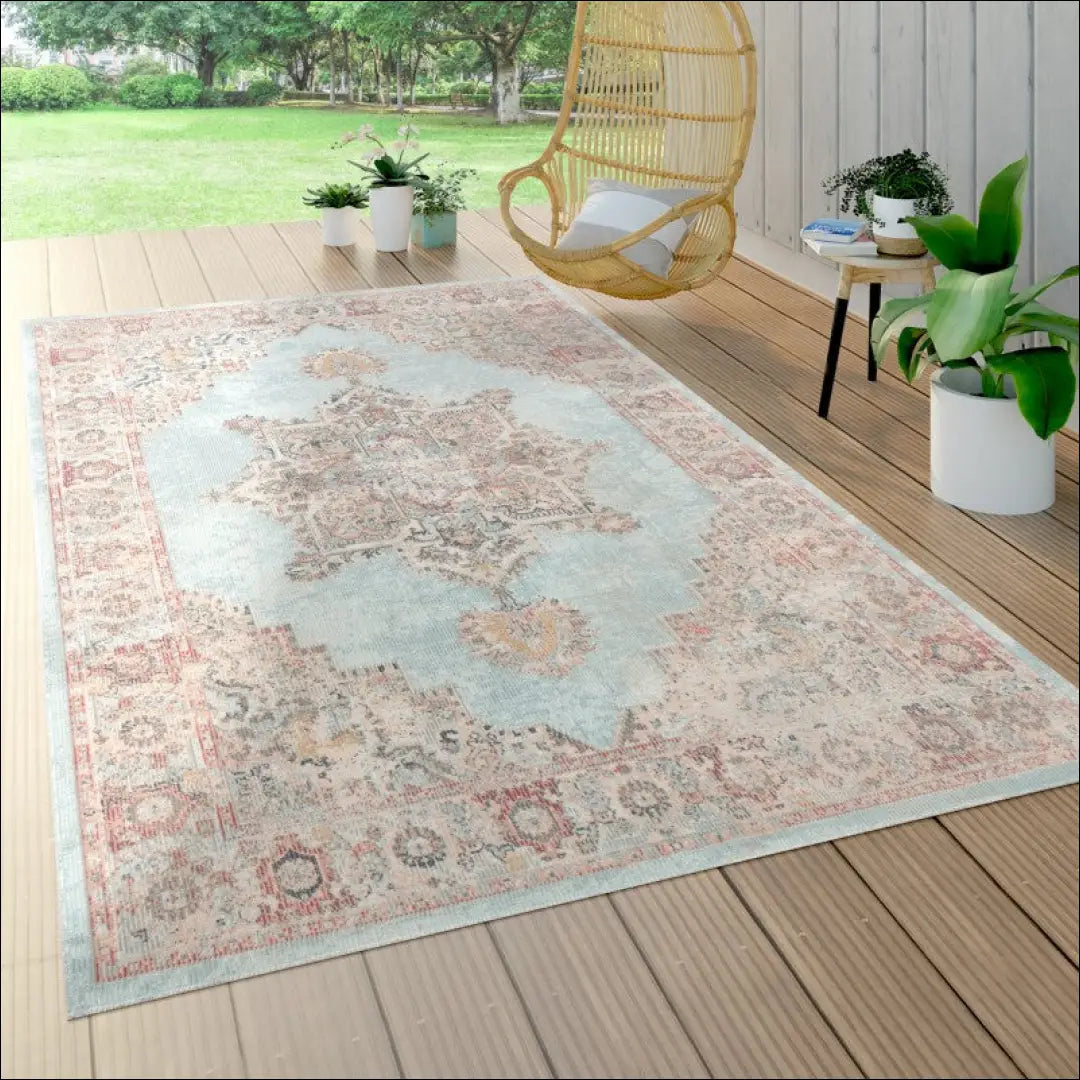 Kilimas NI5906 - €103 Save 15% 100-200, 50-100, __label:Pristatymas 5-14 d.d., color-turkis, kilimai 160 cm skersmuo
