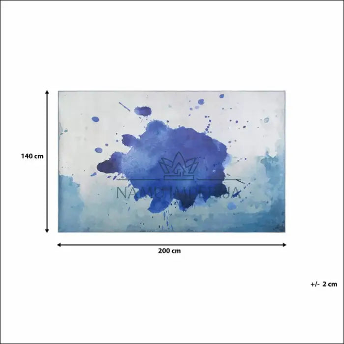 Kilimas RU097 - €66 Save 55% 50-100, __label:Pristatymas 1-2 d.d., color-melyna, kilimai, material-poliesteris Kilimai