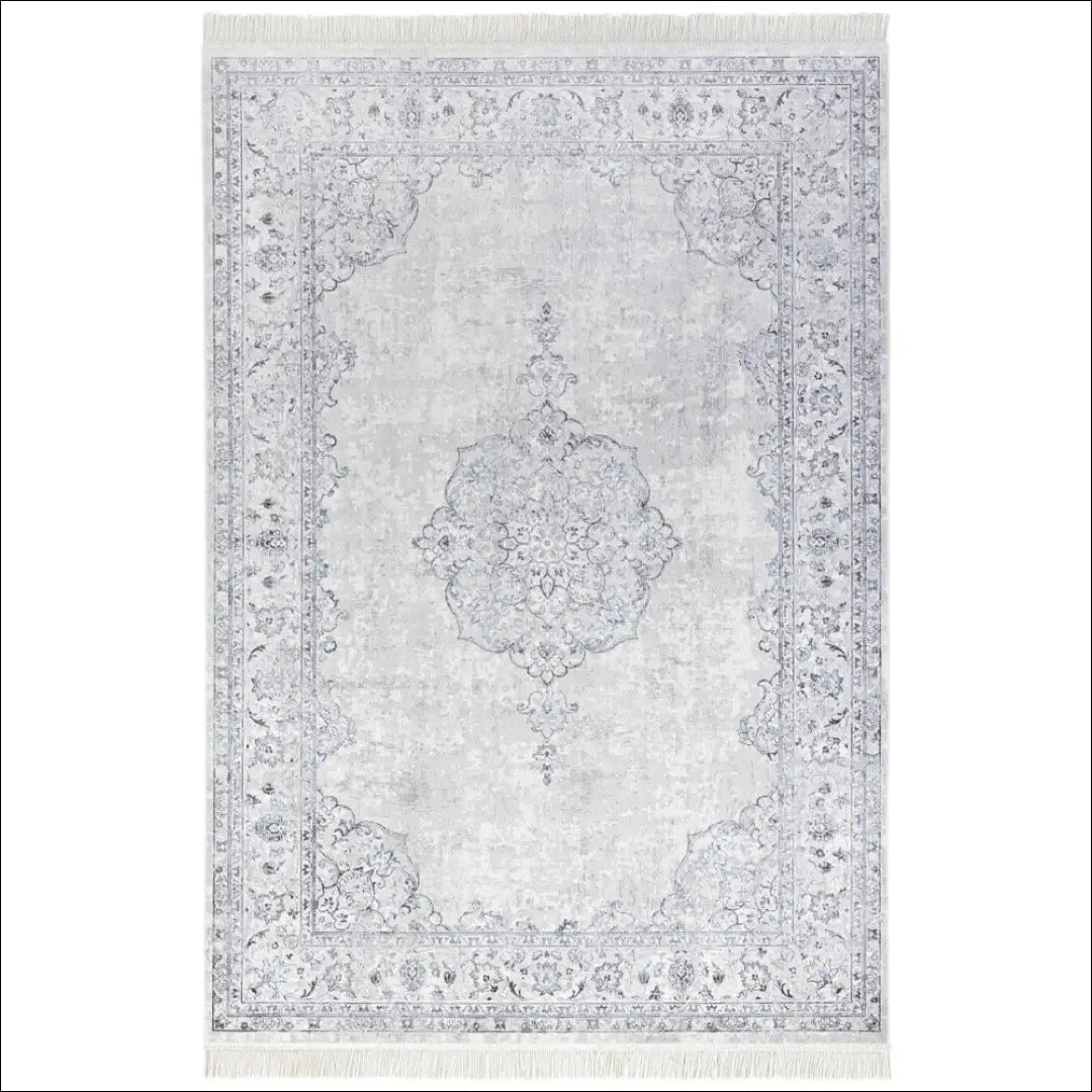 Kilimas RU1087 - €85 Save 50% 50-100, __label:Pristatymas 1-2 d.d., color-kremas, color-melyna, kilimai 160 cm x 230