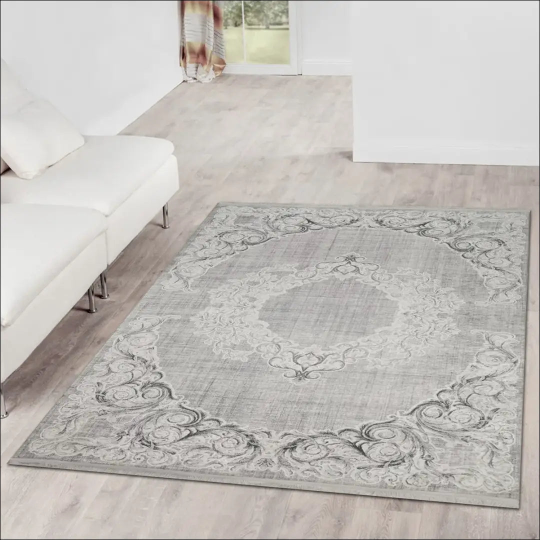 Kilimas RU1096 - €55 Save 50% 50-100, __label:Pristatymas 1-2 d.d., color-pilka, kilimai, material-poliesteris 160 cm x