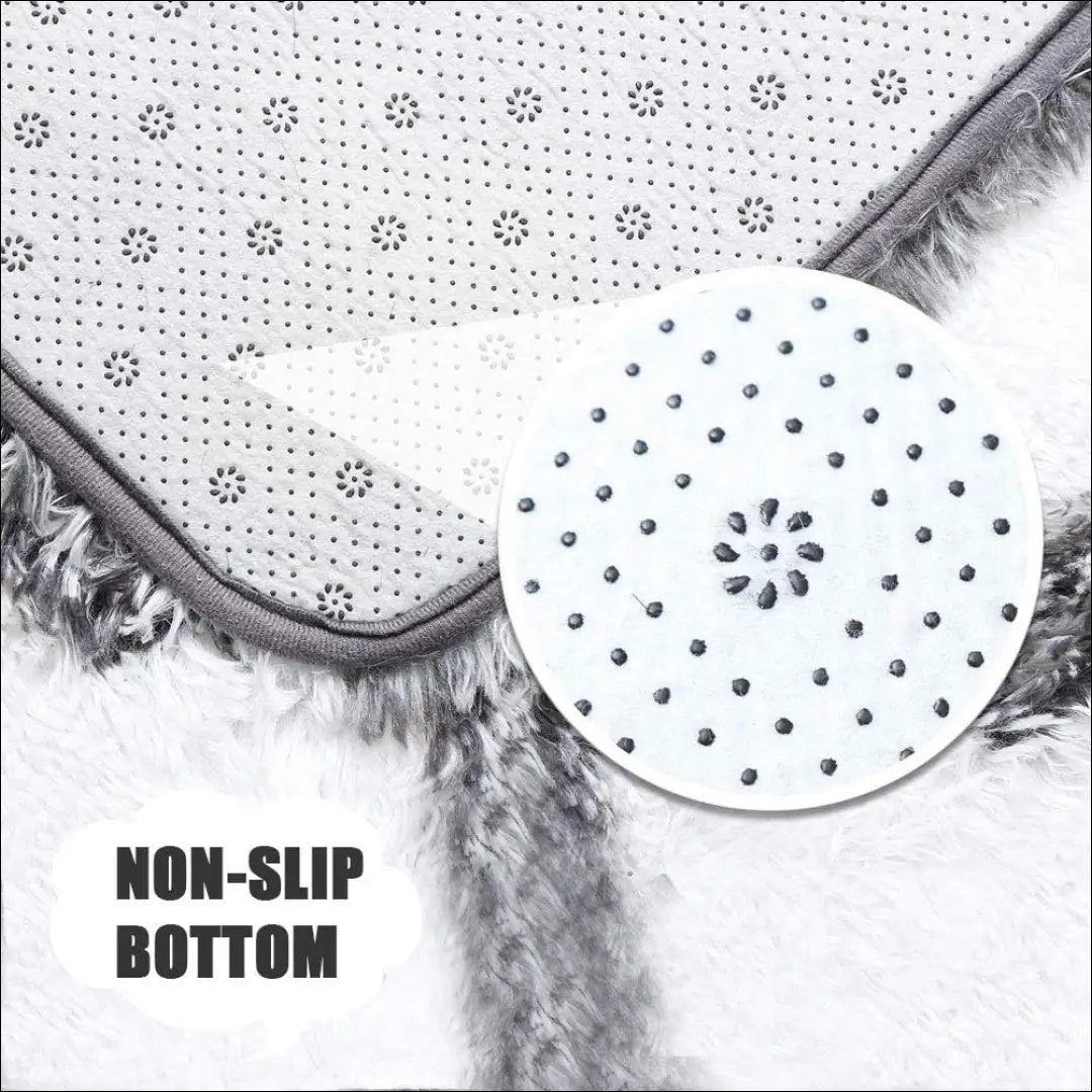 Kilimas RU1098 - €64 Save 50% 50-100, __label:Pristatymas 1-2 d.d., color-balta, color-pilka, ilgaplaukiai 160 cm x 230