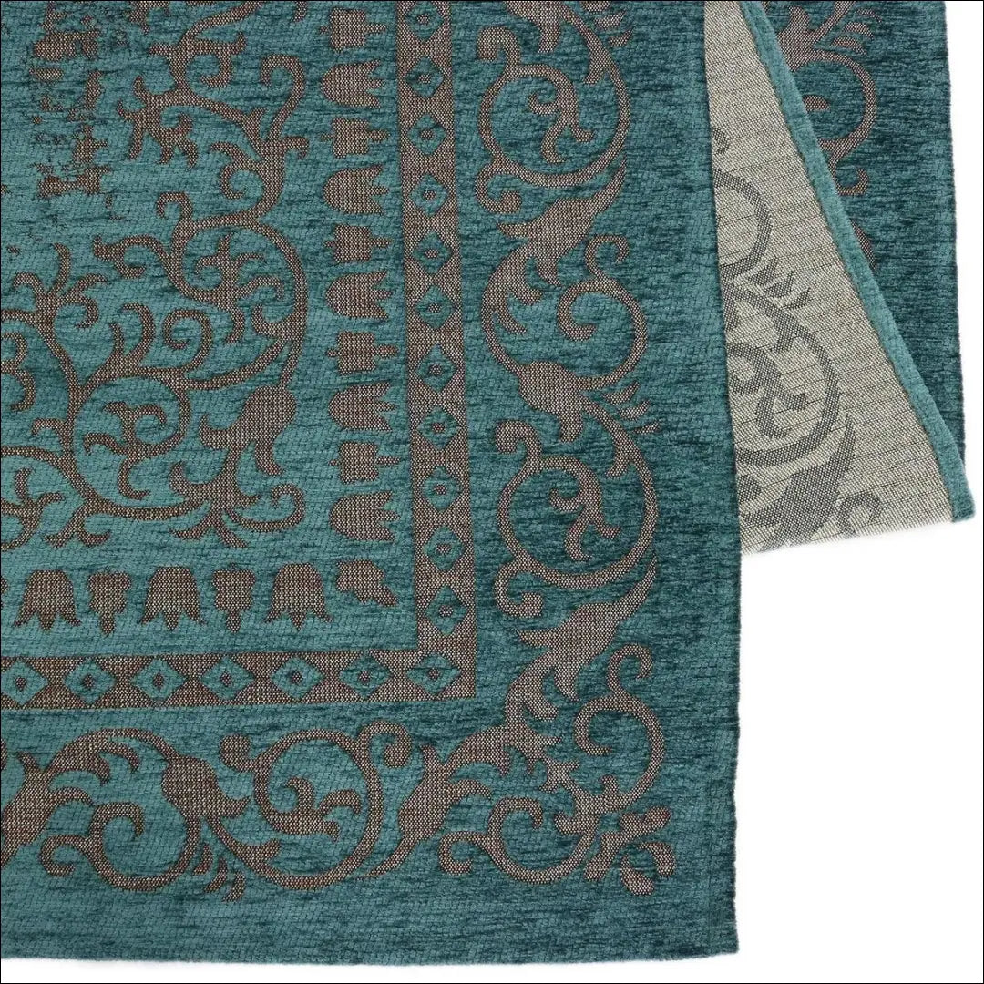 Kilimas RU1107 - €53 Save 50% 50-100, __label:Pristatymas 1-2 d.d., color-turkis, kilimai, material-akrilas 135 cm x