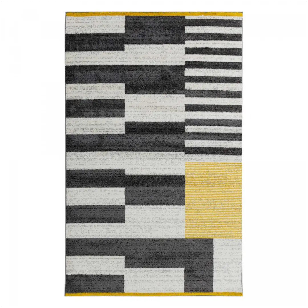 Kilimas RU1148 - €124 Save 50% 100-200, __label:Pristatymas 1-2 d.d., color-balta, color-geltona, color-pilka 160 cm x