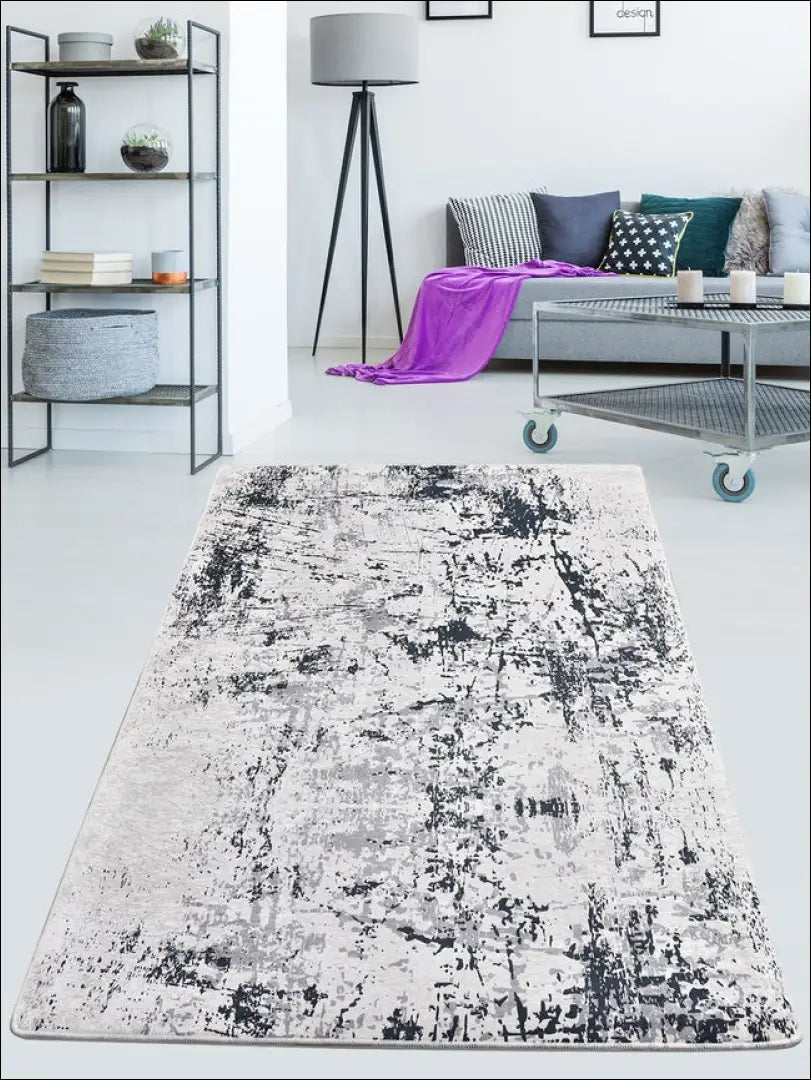 Kilimas RU1196 - €44 Save 50% 25-50, __label:Pristatymas 1-2 d.d., color-kremas, color-pilka, kilimai 130 cm x 170
