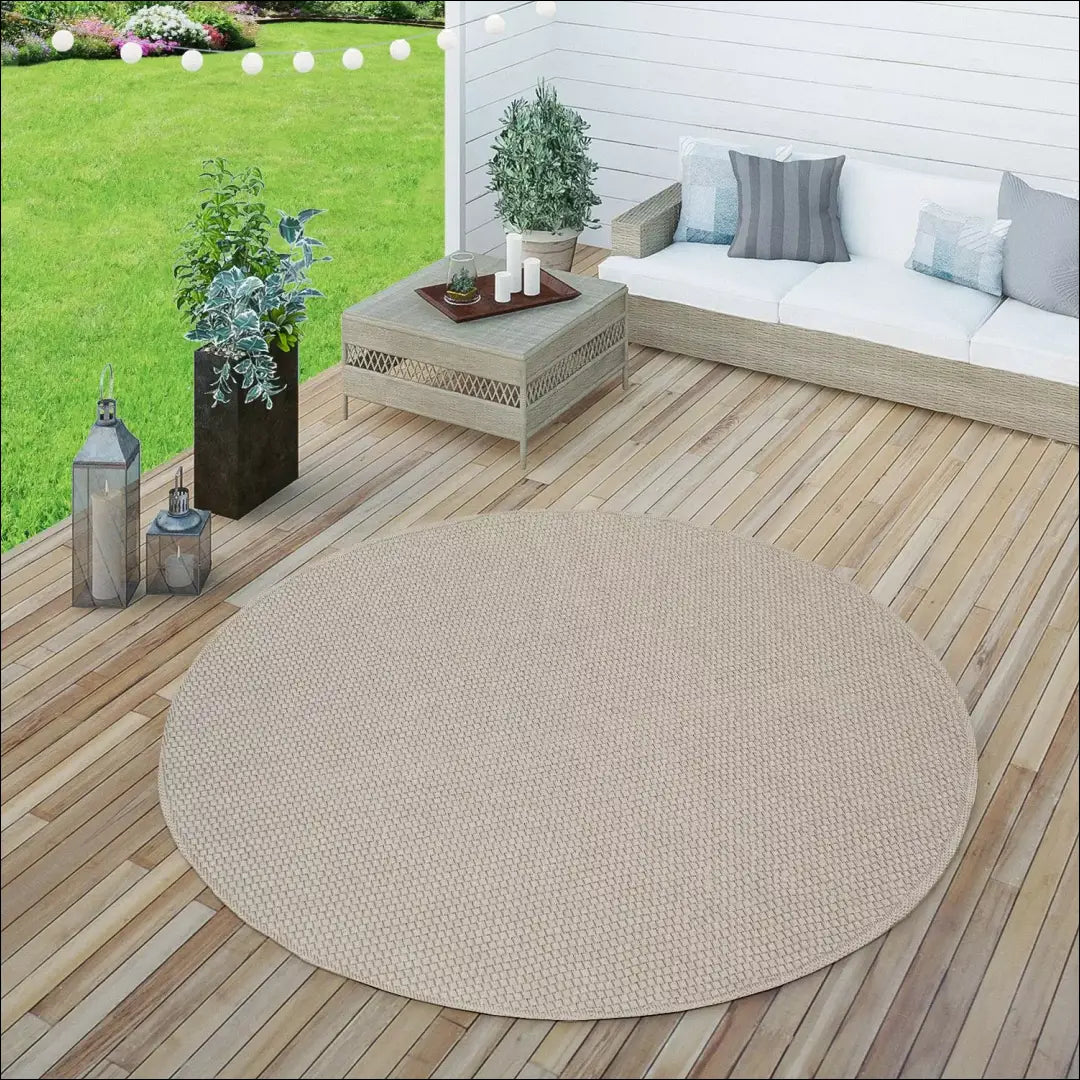 Kilimas RU1210 - €71 Save 50% 50-100, __label:Pristatymas 1-2 d.d., apvalus, color-smelio, kilimai 160 cm skersmuo