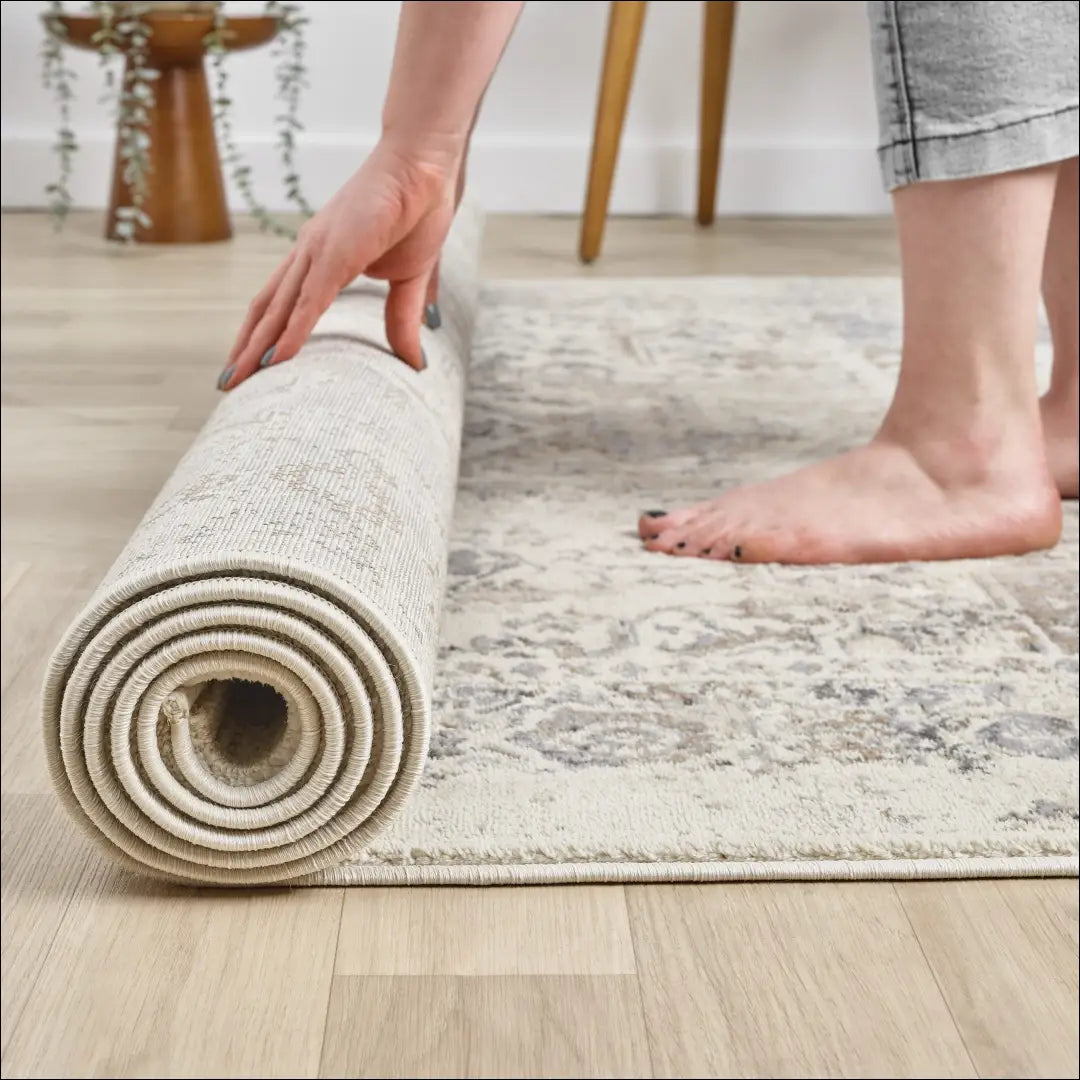 Kilimas RU1276 - €185 Save 50% 100-200, __label:Pristatymas 1-2 d.d., color-kremas, kilimai, material-poliesteris 240