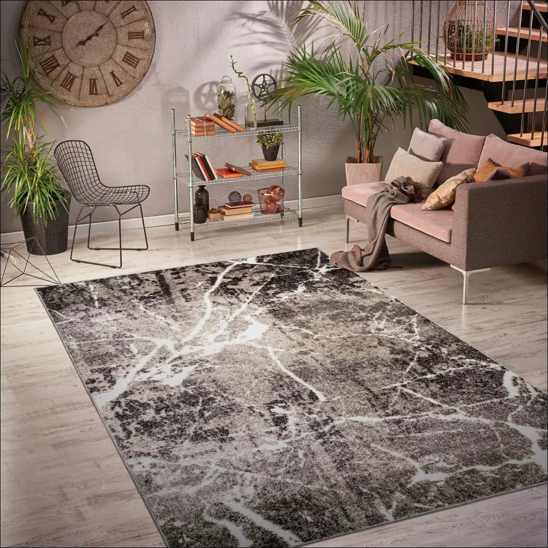 Kilimas RU1284 - €240 Save 50% __label:Pristatymas 1-2 d.d., color-pilka, color-smelio, kilimai, material-poliesteris