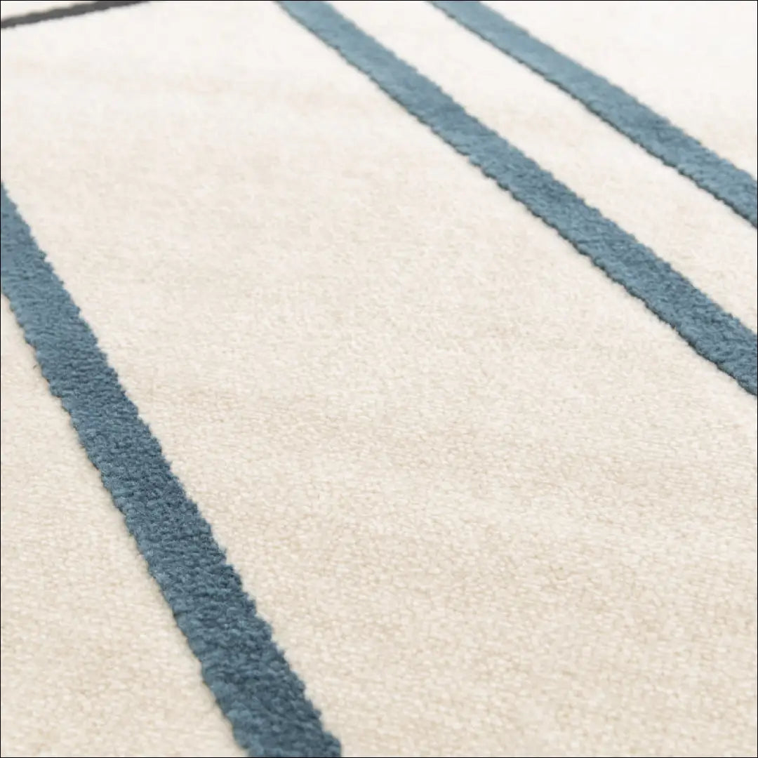 Kilimas RU1299 - €98 Save 50% 50-100, __label:Pristatymas 1-2 d.d., color-kremas, color-melyna, kilimai 160 cm x 230