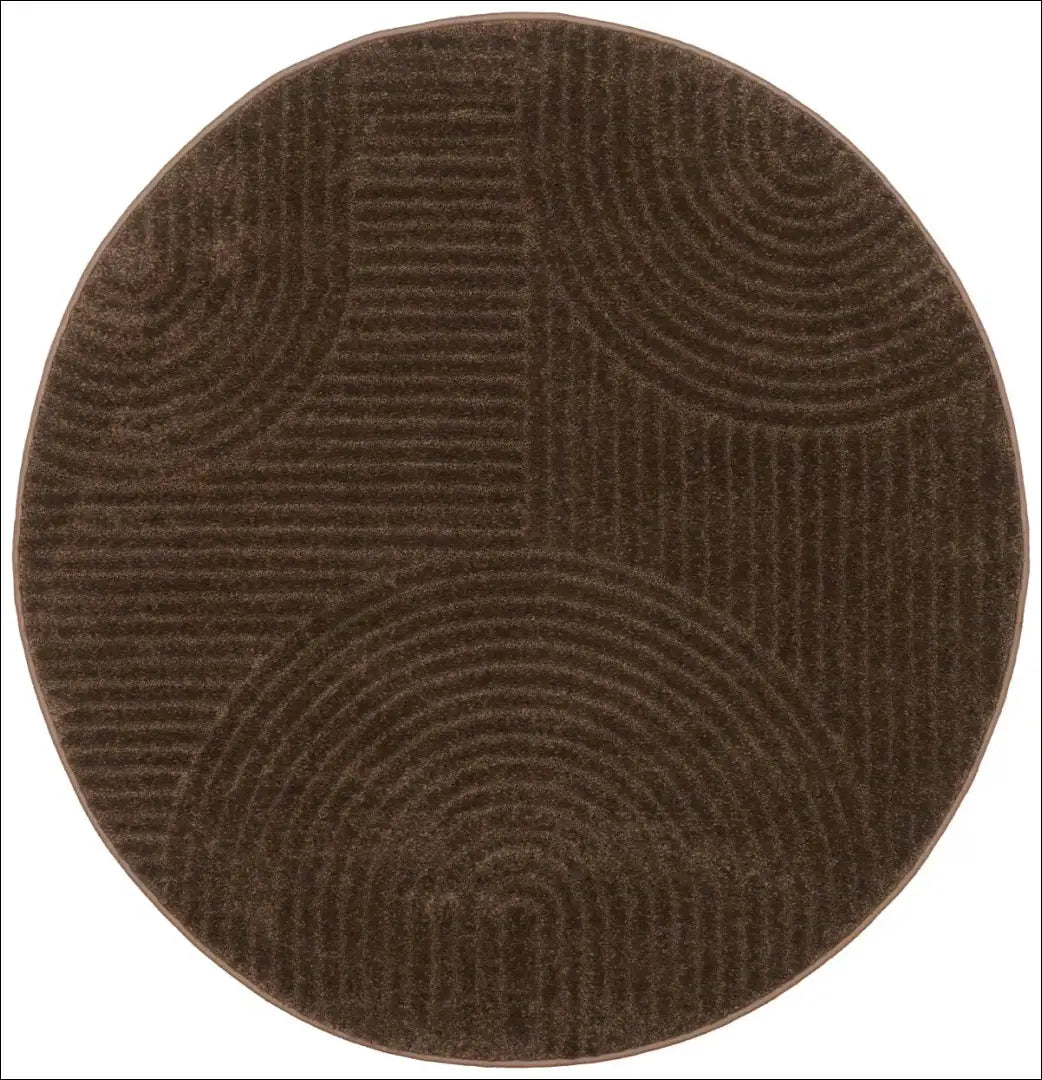 Kilimas RU1342 - €85 Save 50% 50-100, __label:Pristatymas 1-2 d.d., apvalus, color-ruda, Dydis-160-cm-skersmuo 160 cm
