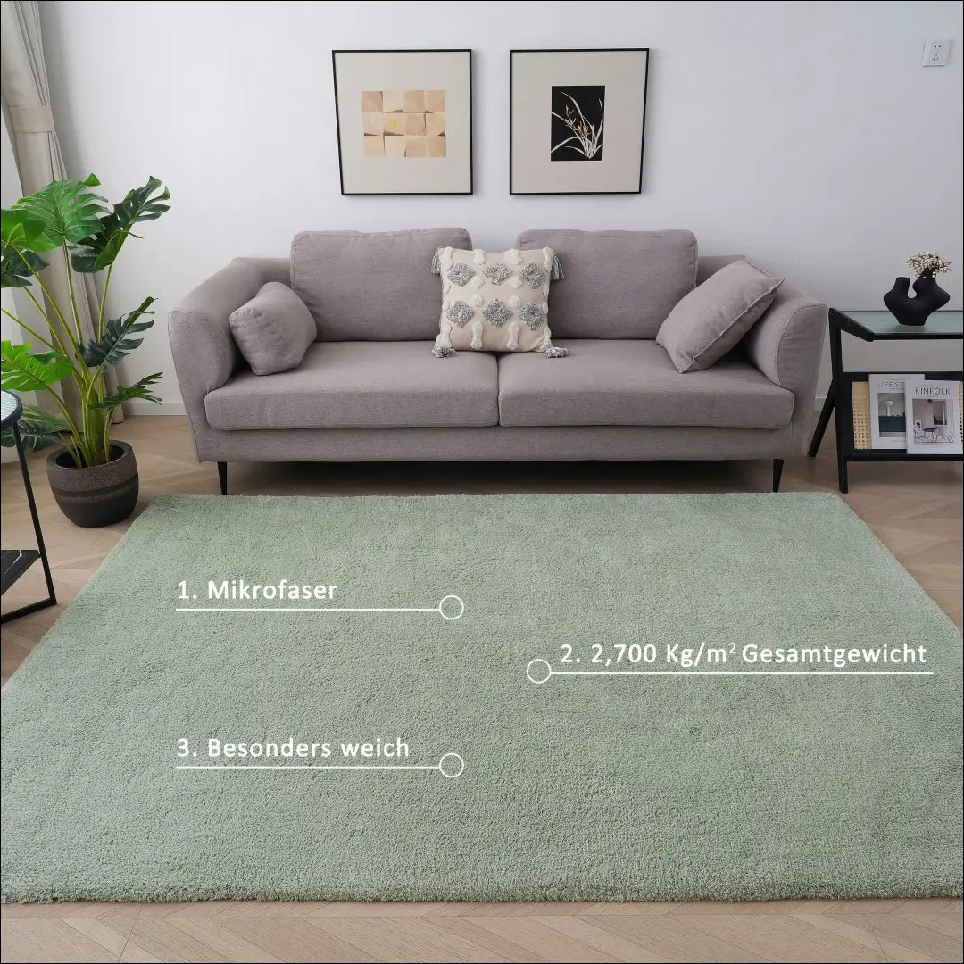 Kilimas RU1356 - €197 Save 50% 100-200, __label:Pristatymas 1-2 d.d., color-zalia, kilimai, material-poliesteris 240 cm