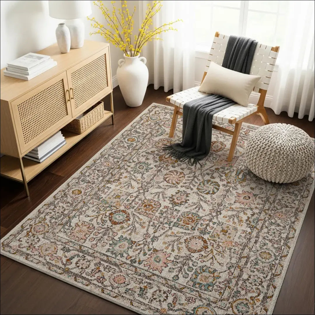 Kilimas RU1418 - €130 Save 50% 100-200, __label:Pristatymas 1-2 d.d., color-kremas, color-marga, color-margas 200 cm x