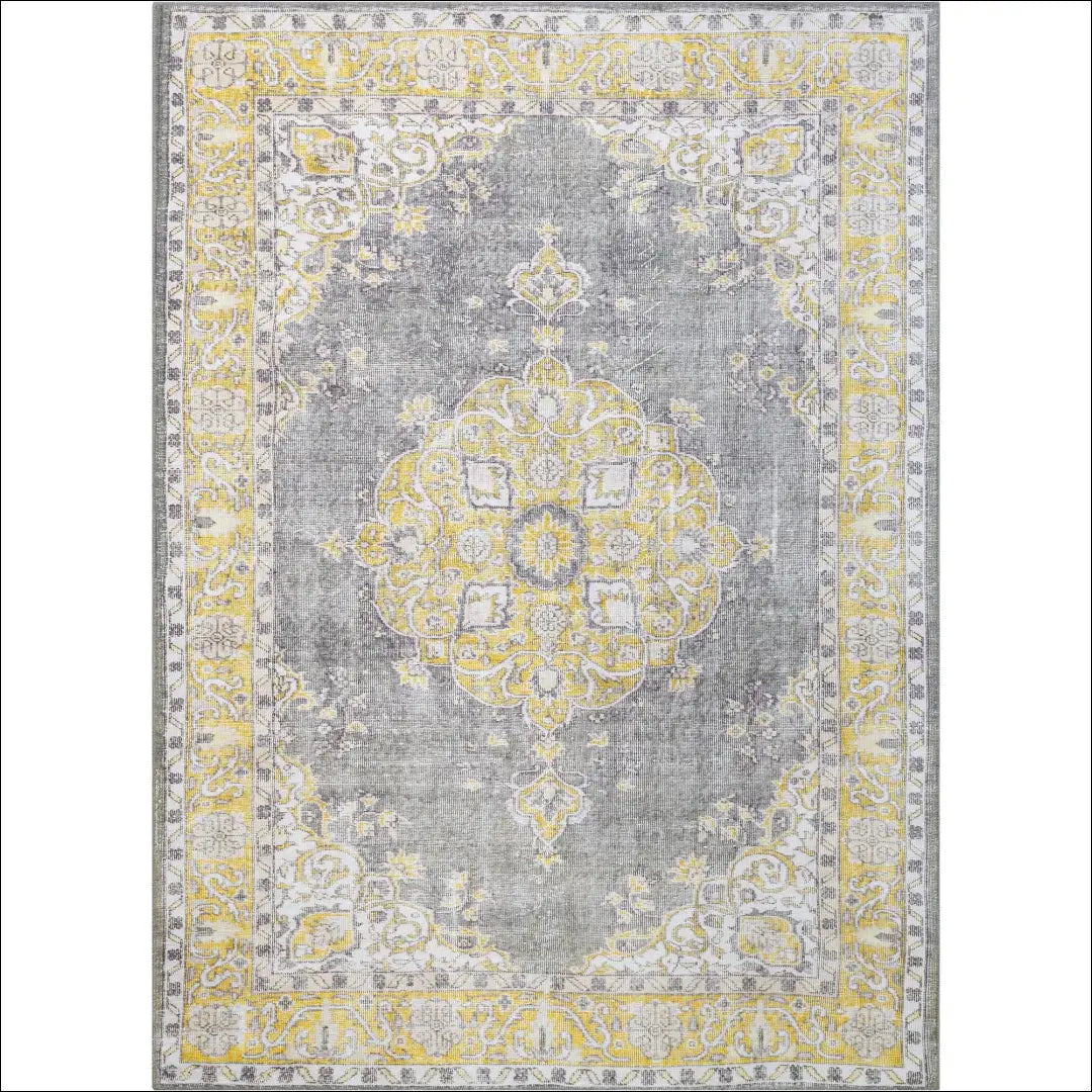 Kilimas RU1439 - €135 Save 50% 100-200, __label:Pristatymas 1-2 d.d., color-geltona, color-pilka, Dydis-200-x-280-cm