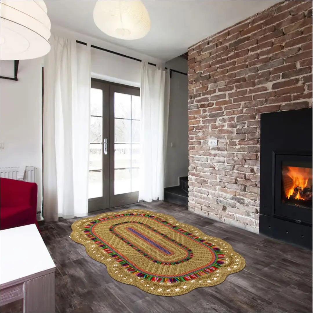 Kilimas RU1451 - €90 Save 50% 50-100, __label:Pristatymas 1-2 d.d., color-marga, color-margas, color-ruda 160 cm x 230
