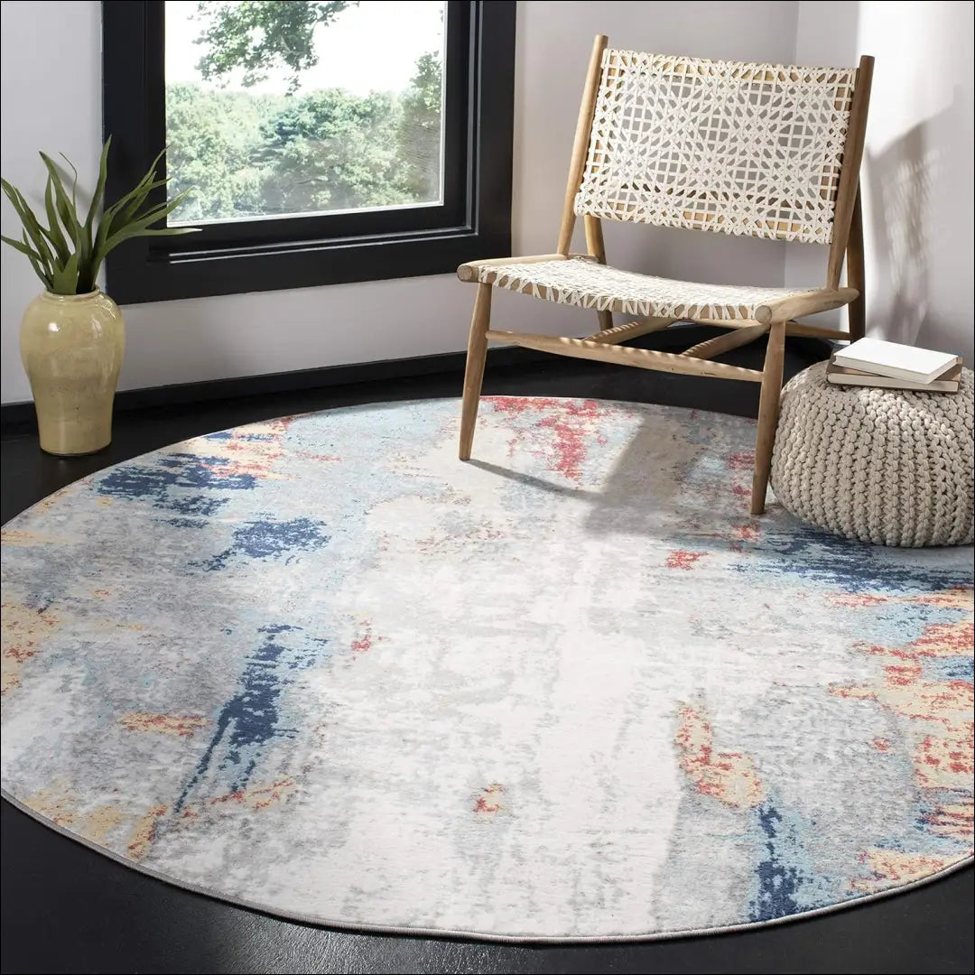 Kilimas RU1482 - €126 Save 50% 100-200, __label:Pristatymas 1-2 d.d., apvalus, color-marga, color-margas 200 cm