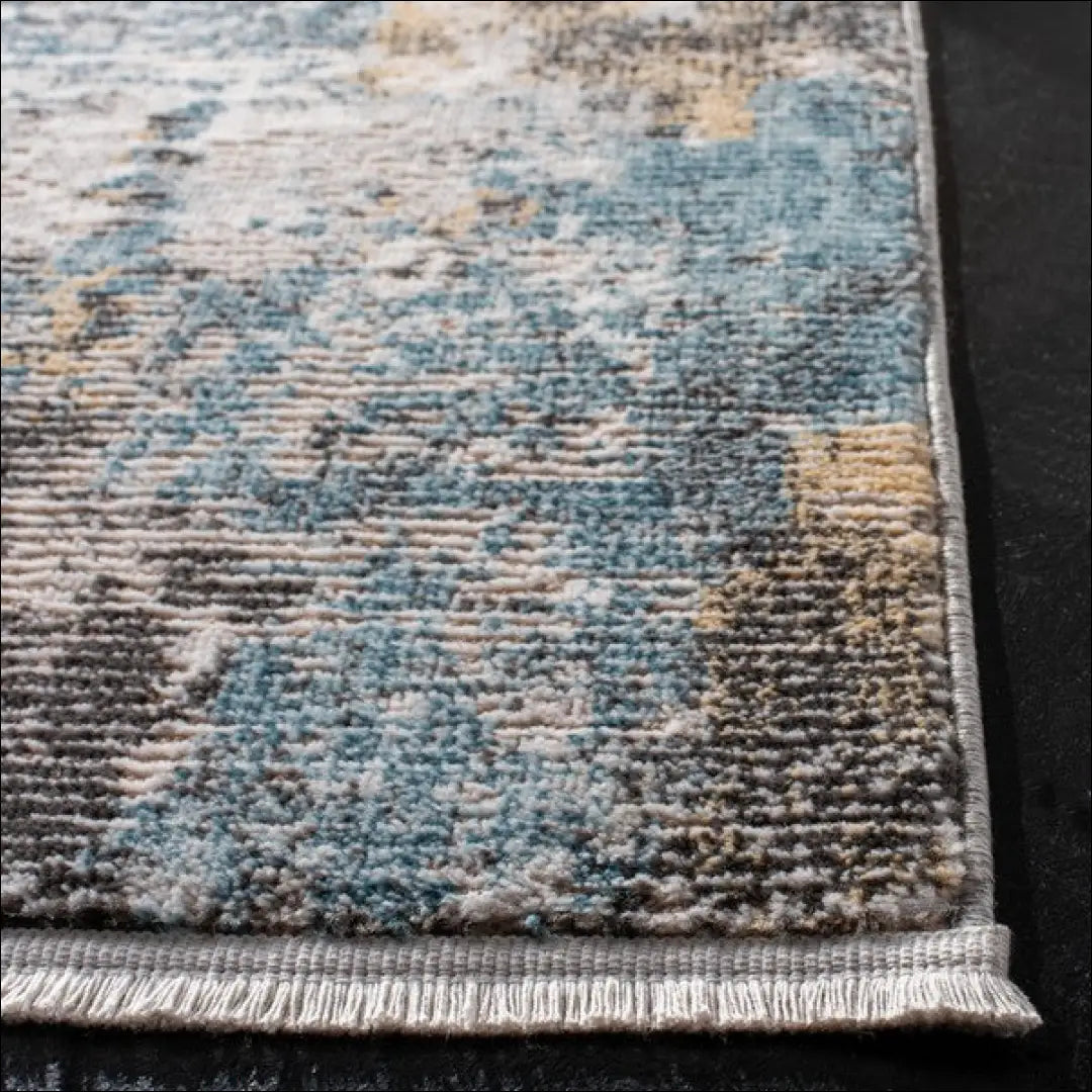 Kilimas RU1521 - €40 Save 50% 25-50, __label:Pristatymas 1-2 d.d., color-melyna, color-pilka, kilimai 90 cm x 150