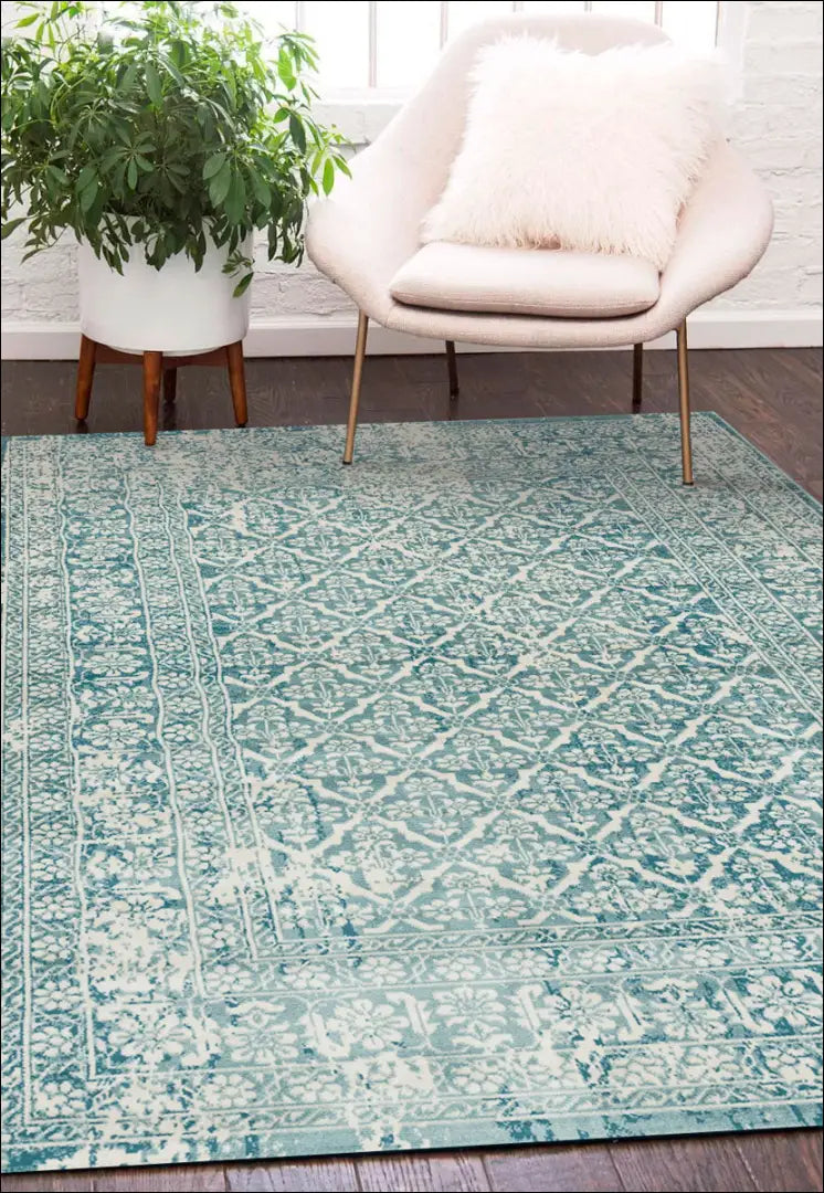 Kilimas RU1529 - €156 Save 50% 100-200, __label:Pristatymas 1-2 d.d., color-turkis, Dydis-200-x-290-cm, Dydis-200x290cm