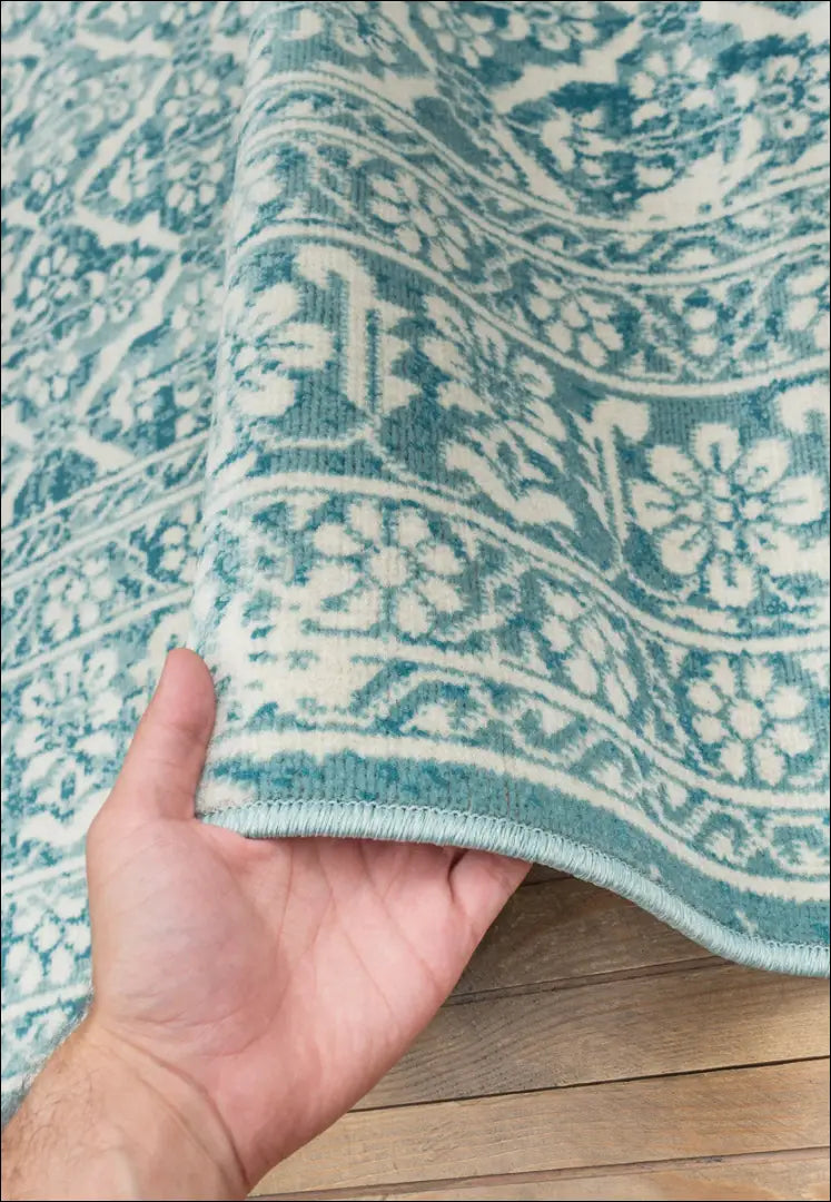 Kilimas RU1529 - €156 Save 50% 100-200, __label:Pristatymas 1-2 d.d., color-turkis, Dydis-200-x-290-cm, Dydis-200x290cm