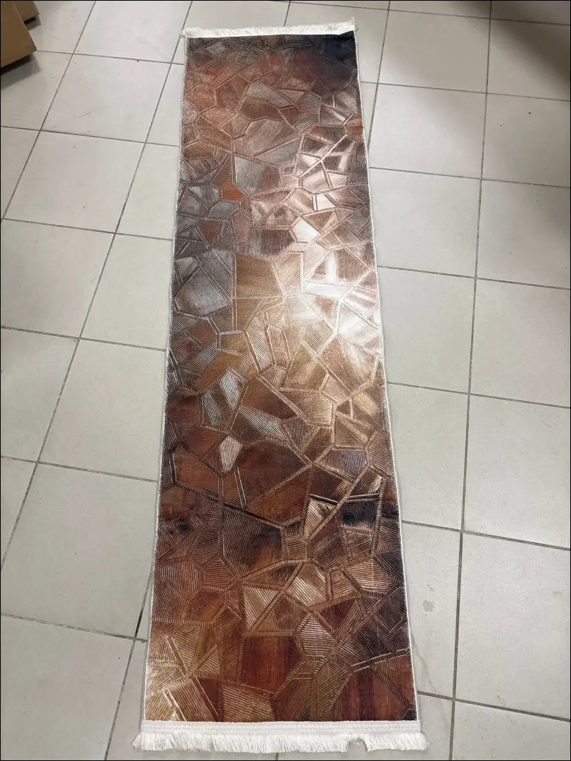 Kilimas RU1599 - €29 Save 50% 25-50, __label:Pristatymas 1-2 d.d., color-ruda, kilimai, material-aksomas 50 cm x 180