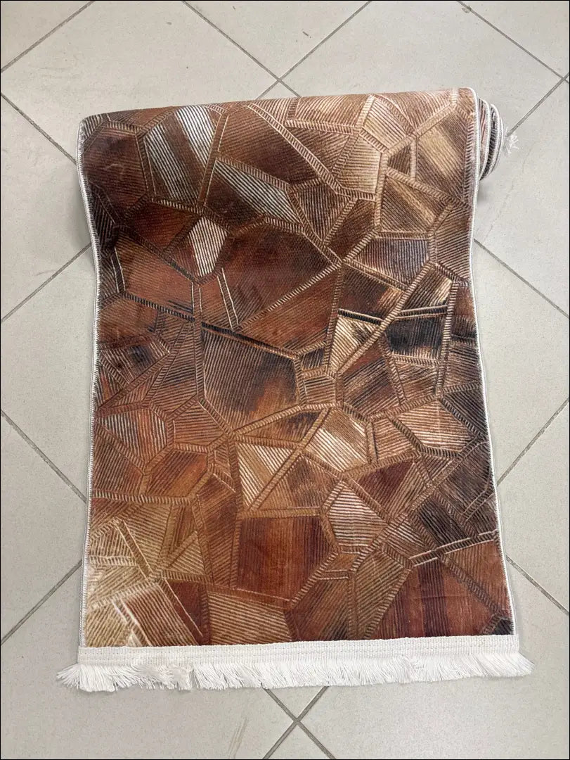Kilimas RU1599 - €29 Save 50% 25-50, __label:Pristatymas 1-2 d.d., color-ruda, kilimai, material-aksomas 50 cm x 180
