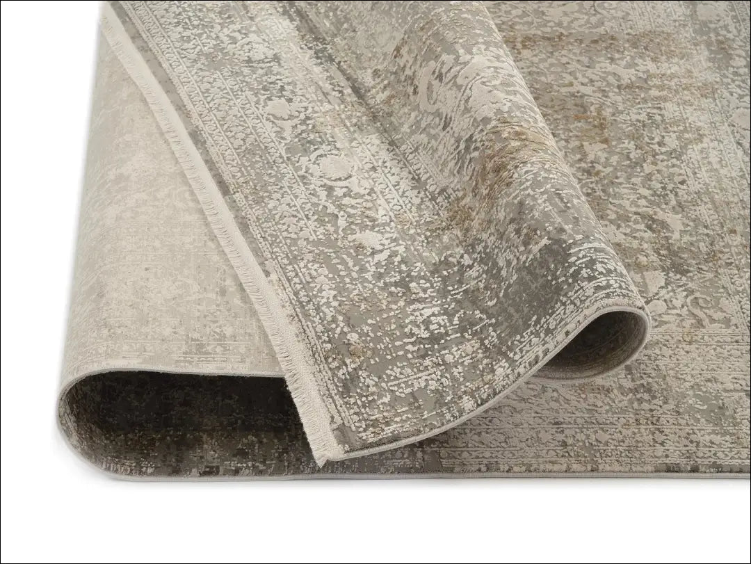 Kilimas RU1618 - €79 Save 50% 50-100, __label:Pristatymas 1-2 d.d., color-auksine, color-pilka, Dydis-70x140cm 70 cm x