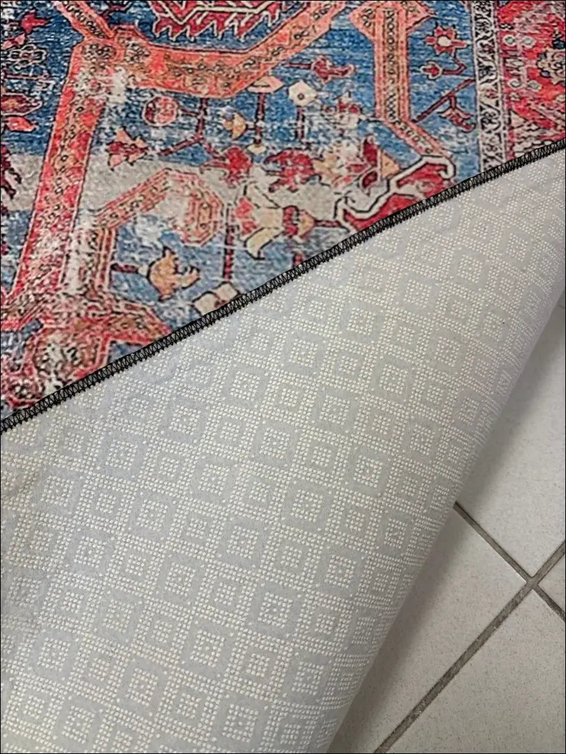 Kilimas RU1685 - €105 Save 50% 100-200, __label:Pristatymas 1-2 d.d., color-melyna, color-raudona, kilimai 150 cm x 230