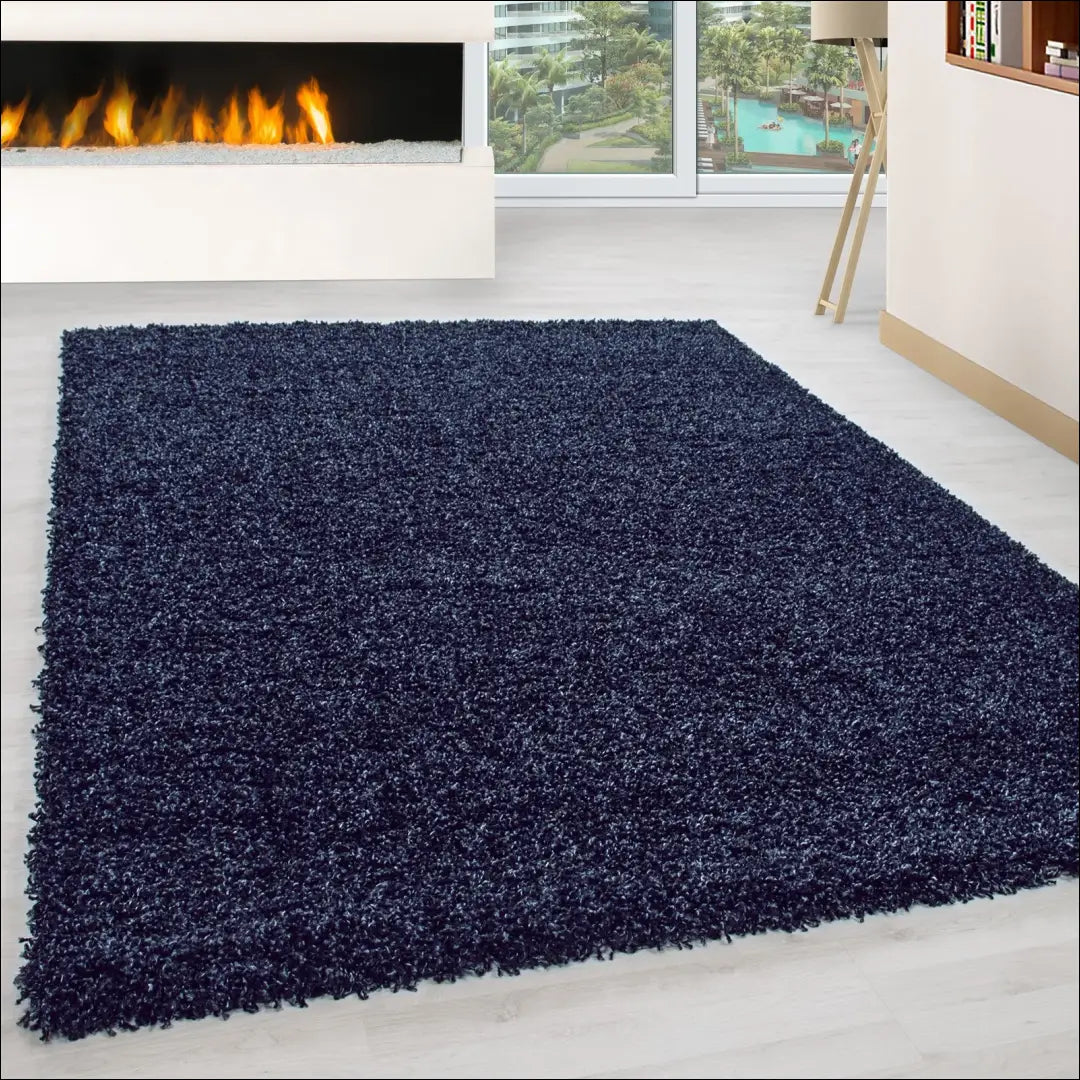 Kilimas RU2004 - €58 Save 30% 50-100, __label:Pristatymas 1-2 d.d., color-melyna, Dydis-80-x-250-cm, ilgaplaukiai 80 cm