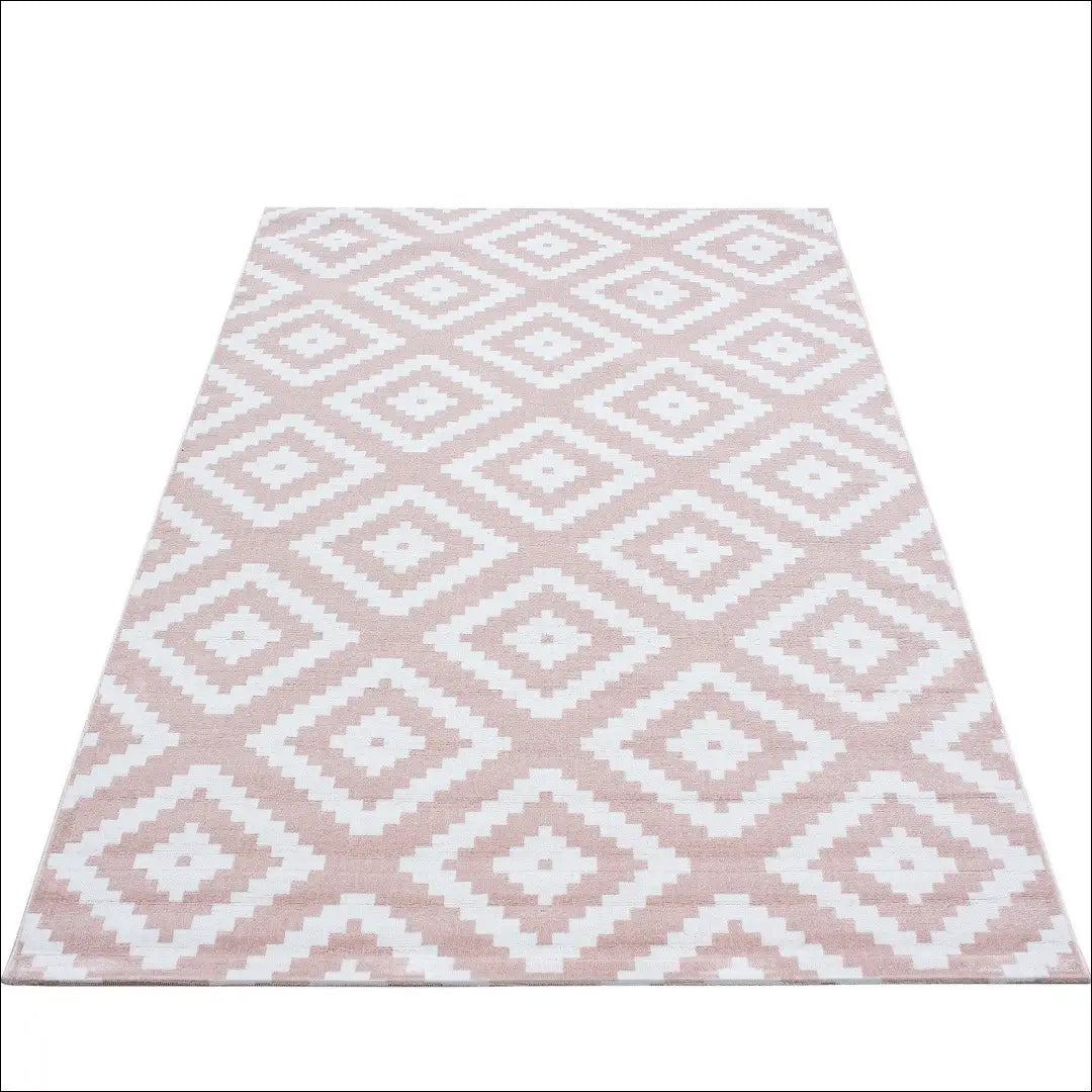 Kilimas RU2055 - €35 Save 30% 25-50, __label:Pristatymas 1-2 d.d., color-balta, color-rozine, Dydis-80-x-150-cm 80 x