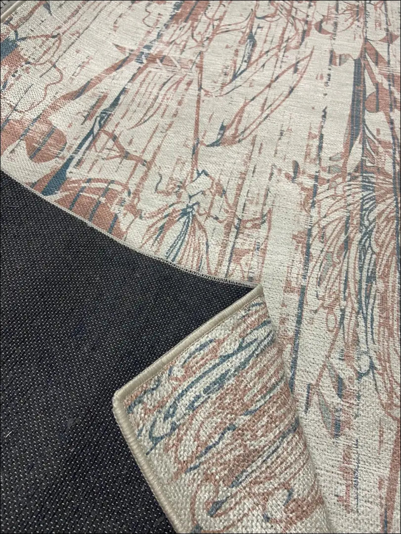 Kilimas RU245 - €56 Save 55% 50-100, __label:Pristatymas 1-2 d.d., color-kremas, color-melyna, color-smelio Kilimai