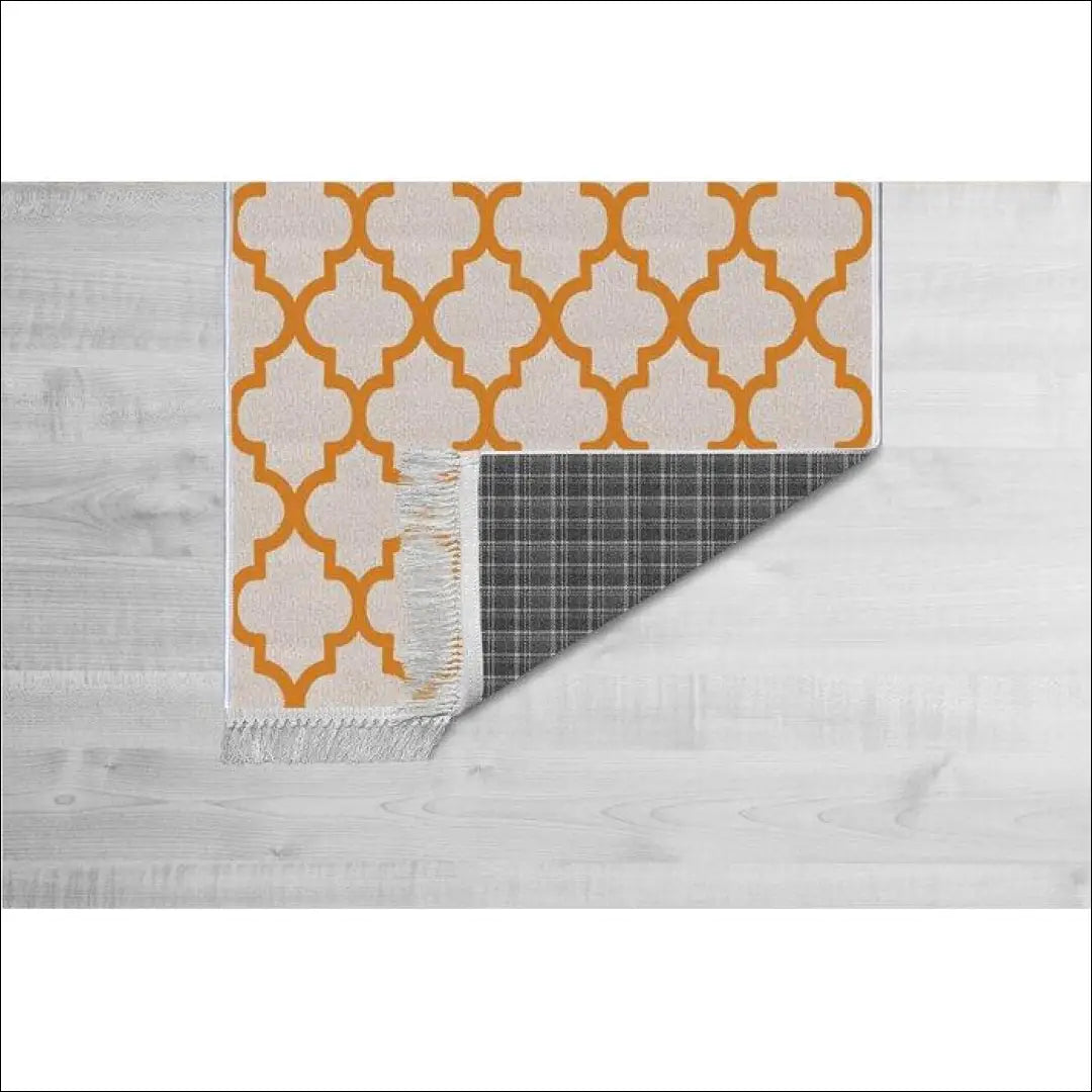 Kilimas RU408 - €54 Save 55% 50-100, __label:Pristatymas 1-2 d.d., color-oranzine, color-pilka, kilimai Kilimai | Namų