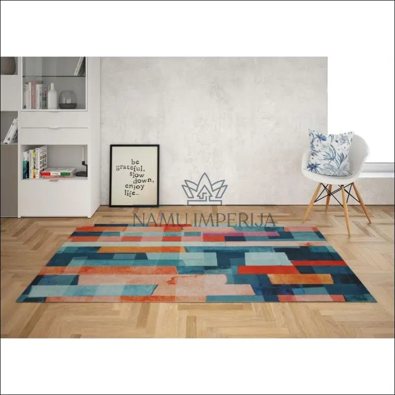 Kilimas RU472 - €45 Save 60% __label:Pristatymas 1-2 d.d., color-melyna, color-oranzine, kilimai,