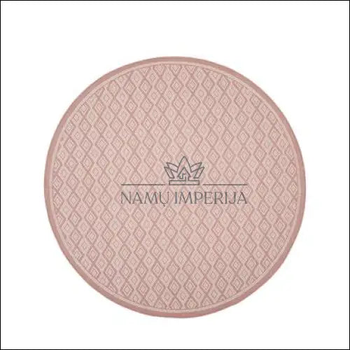Kilimas RU537 - €49 Save 55% 25-50, __label:Pristatymas 1-2 d.d., apvalus, color-kremas, color-rozine €25 to €50 | Namų