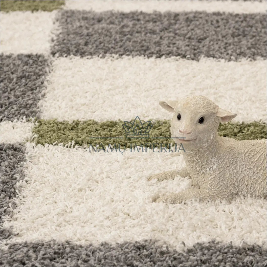 Kilimas RU777 - €77 Save 30% 50-100, __label:Pristatymas 1-2 d.d., color-balta, color-pilka, color-zalia 140 x 200 cm