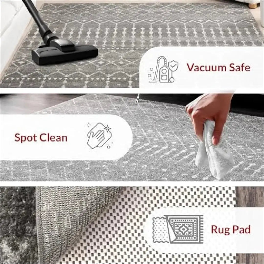 Kilimas RU834 - €46 Save 60% 25-50, __label:Pristatymas 1-2 d.d., color-pilka, kilimai, material-polipropilenas 120 cm