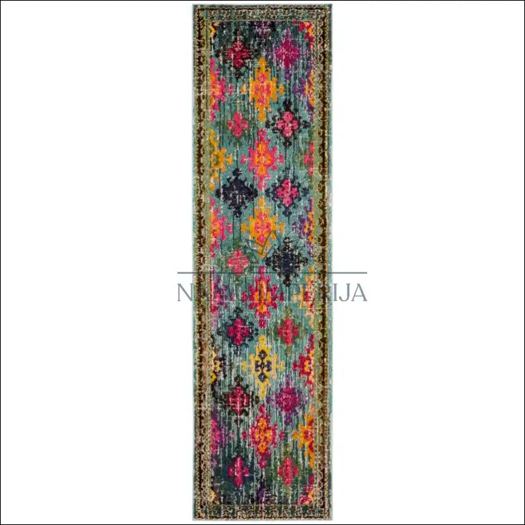 Kilimas RU874 €42 Save 50% 25 50, __label:Pristatymas 1 2 d.d., color marga, margas, melyna 60 cm x 240 / Marga