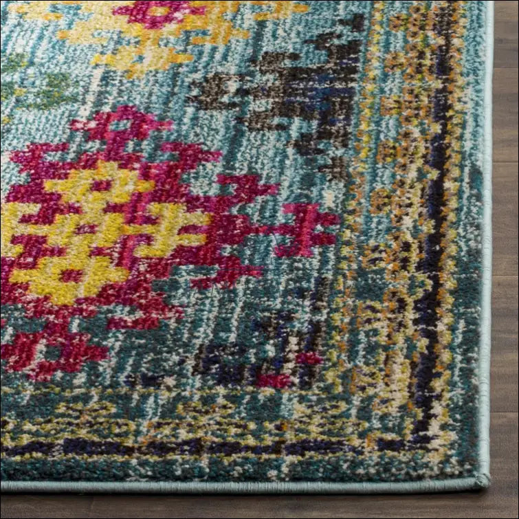 Kilimas RU874 €42 Save 50% 25 50, __label:Pristatymas 1 2 d.d., color marga, margas, melyna 60 cm x 240 / Marga