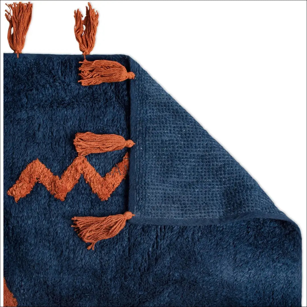 Kilimas RU921 - €49 Save 50% 25-50, __label:Pristatymas 1-2 d.d., color-melyna, color-oranzine, kilimai 120 cm x 170