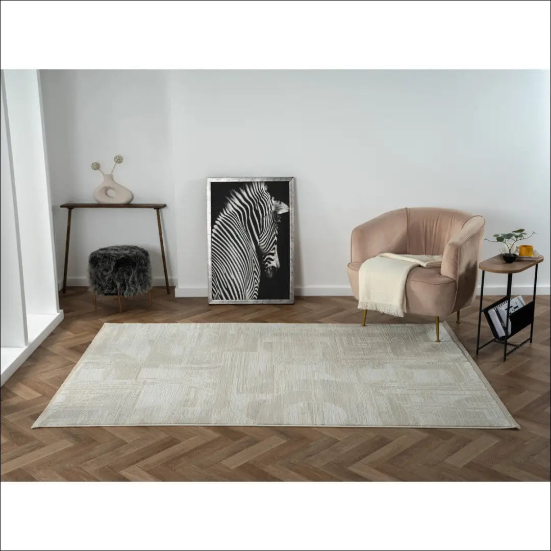 Kilimas RU943 - €184 Save 50% 100-200, __label:Pristatymas 1-2 d.d., color-kremas, color-smelio, kilimai 200 cm x 290